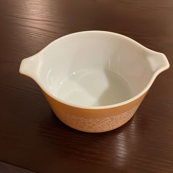 Vintage Pyrex 474 B Woodland Round Casserole Dish 2.5 litre Excellent Condition - Picture 3 of 6